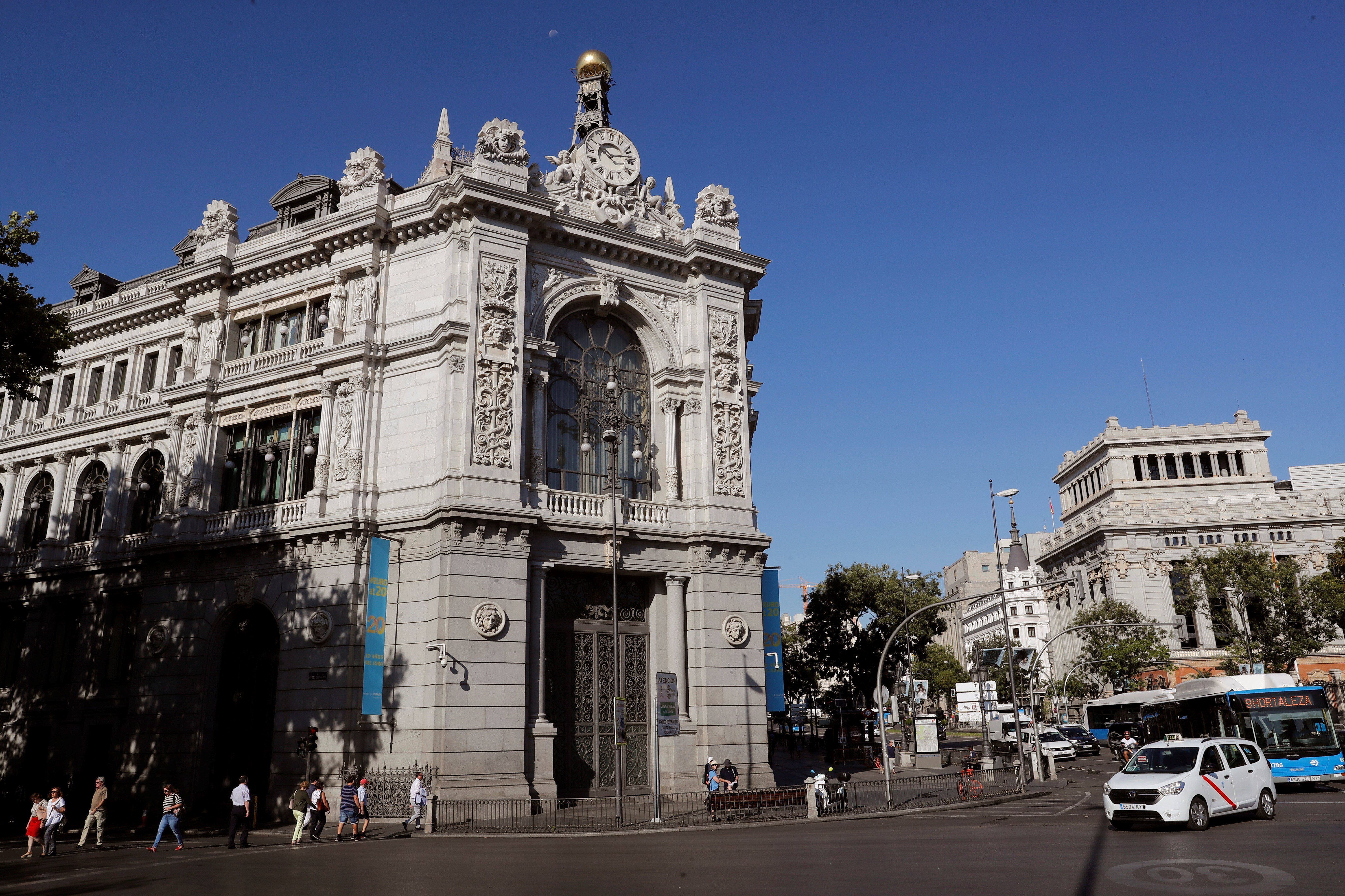 Façana del Banc d'Espanya. Foto: Efe/Chema Moya/Archivo