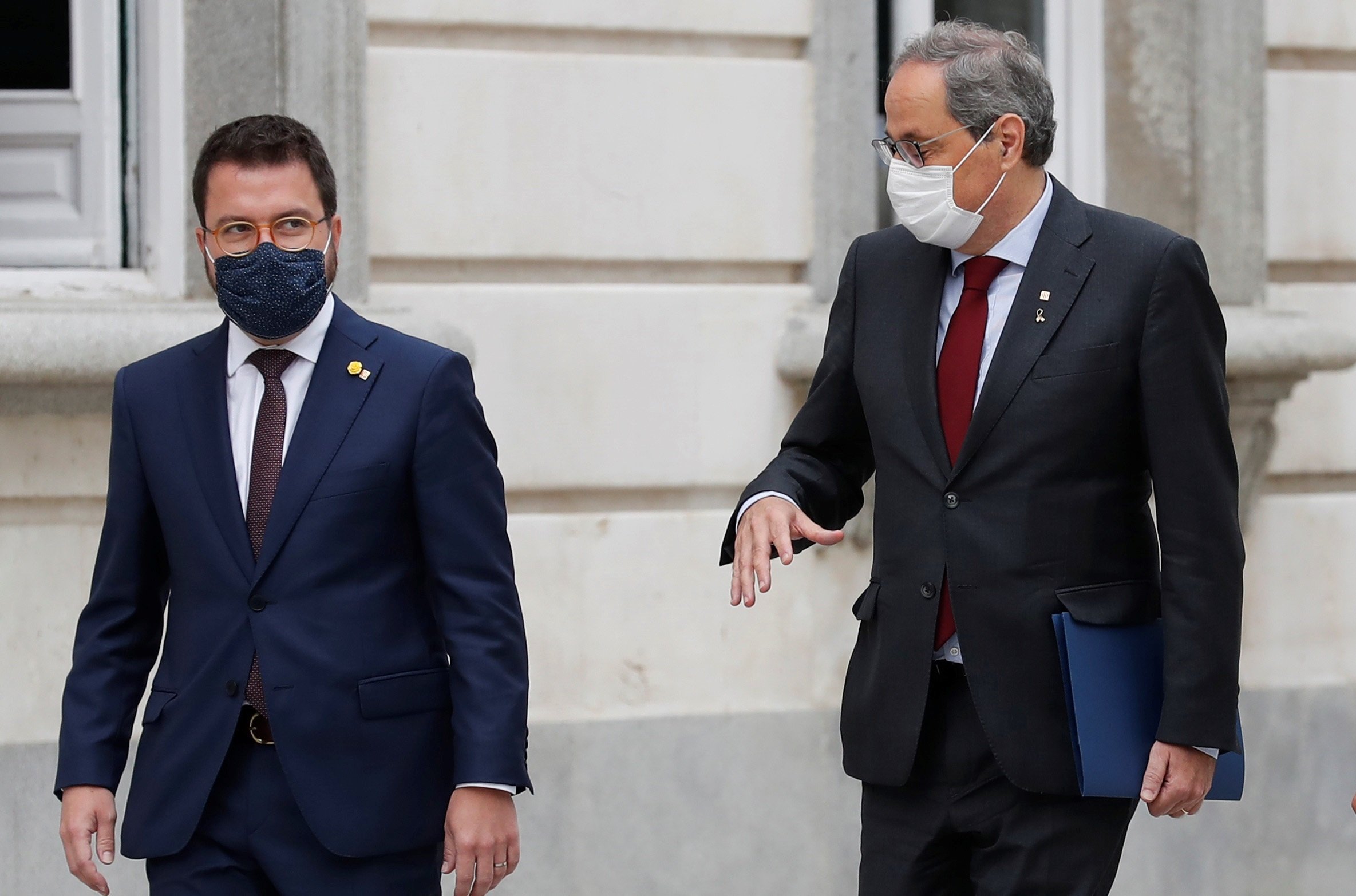 Torra se marcha de Madrid después de la vista en el Supremo