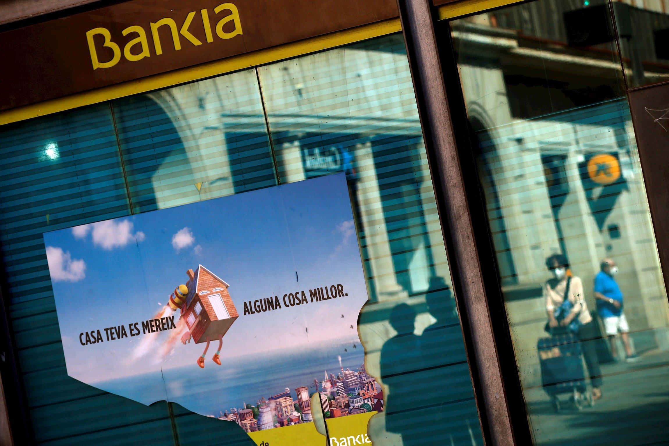 Bankia guanya 180 milions d'euros, un 69% menys després de proveir 465 milions