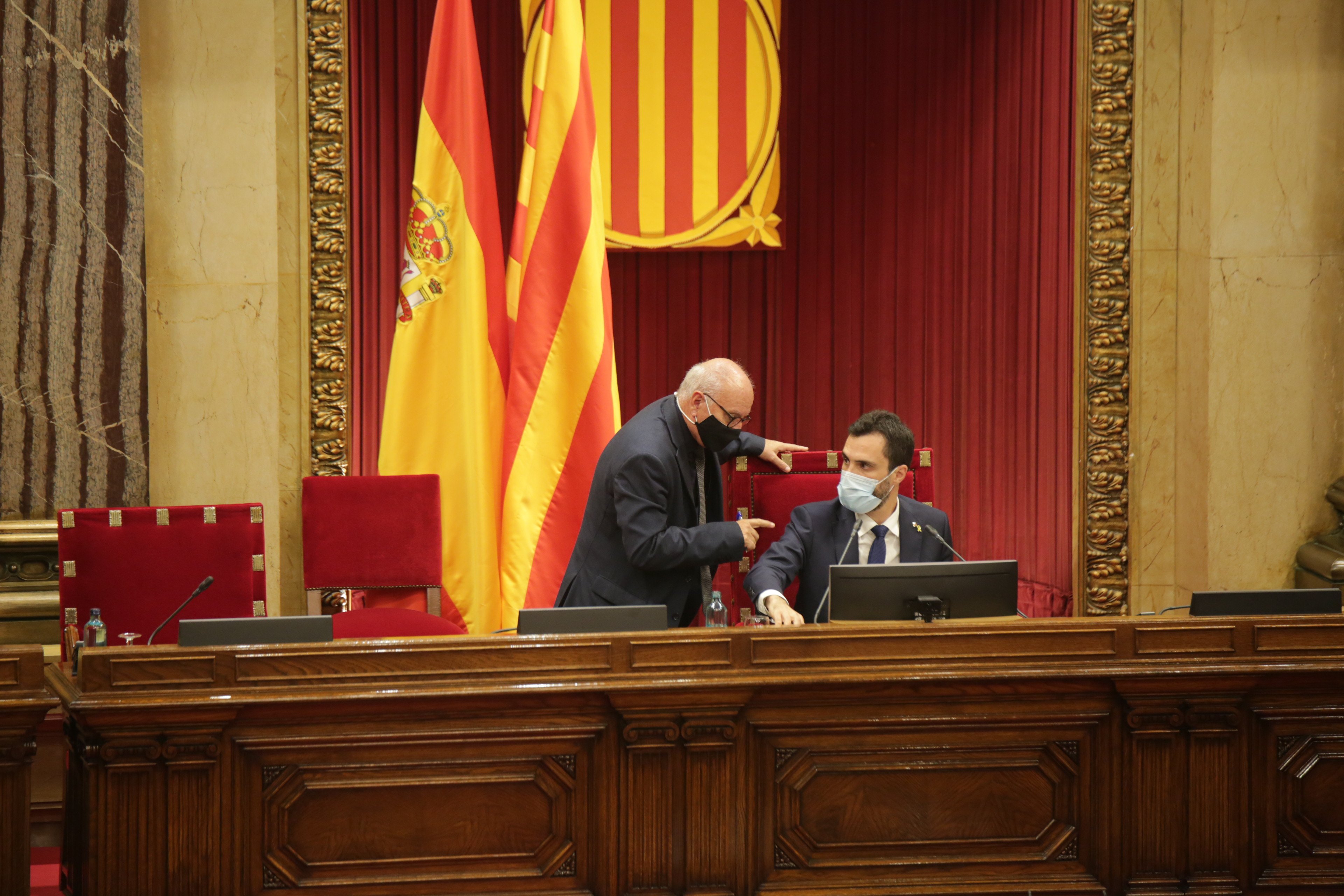 El TSJC cita Roger Torrent y parte de la Mesa por rechazar la sentencia del 1-O