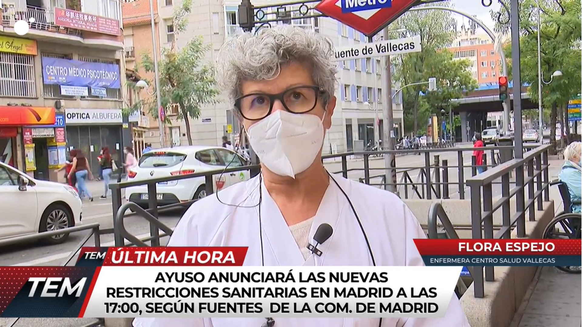 Una enfermera de Madrid, desesperada: "La situación es absolutamente caótica"