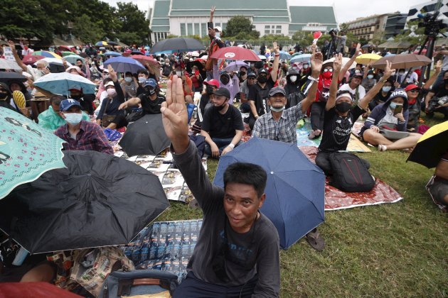protestes bangkok tailandia efe