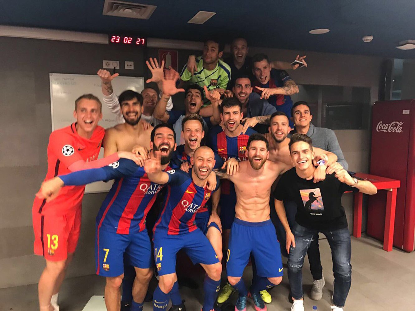 El Barça celebra la remuntada a les xarxes
