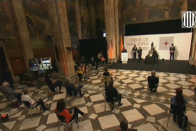 acte lliurament creu sant jordi pla general