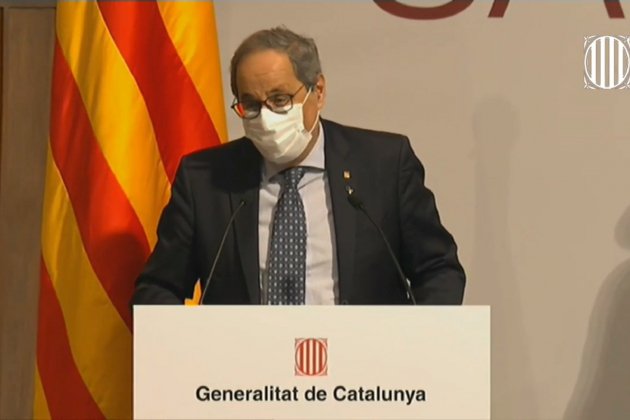 acte lliurament creu sant jordi quim torra
