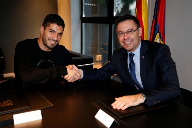 Luis Suarez Bartomeu Barca FC Barcelona