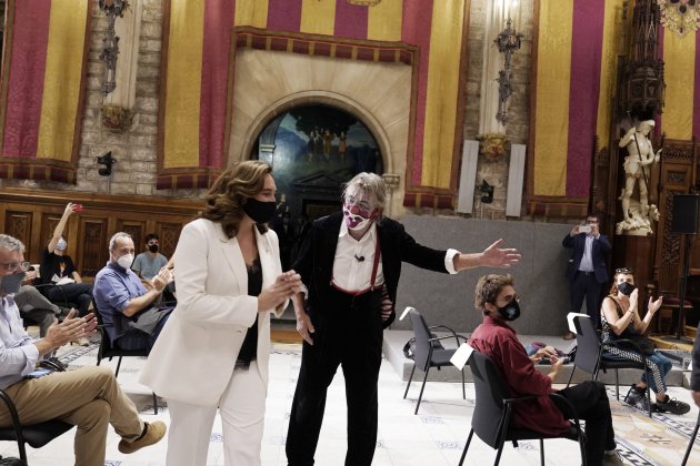 Tortell Poltrona i Ada Colau Pregó de la Mercè 2020/Ajuntament de Barcelona