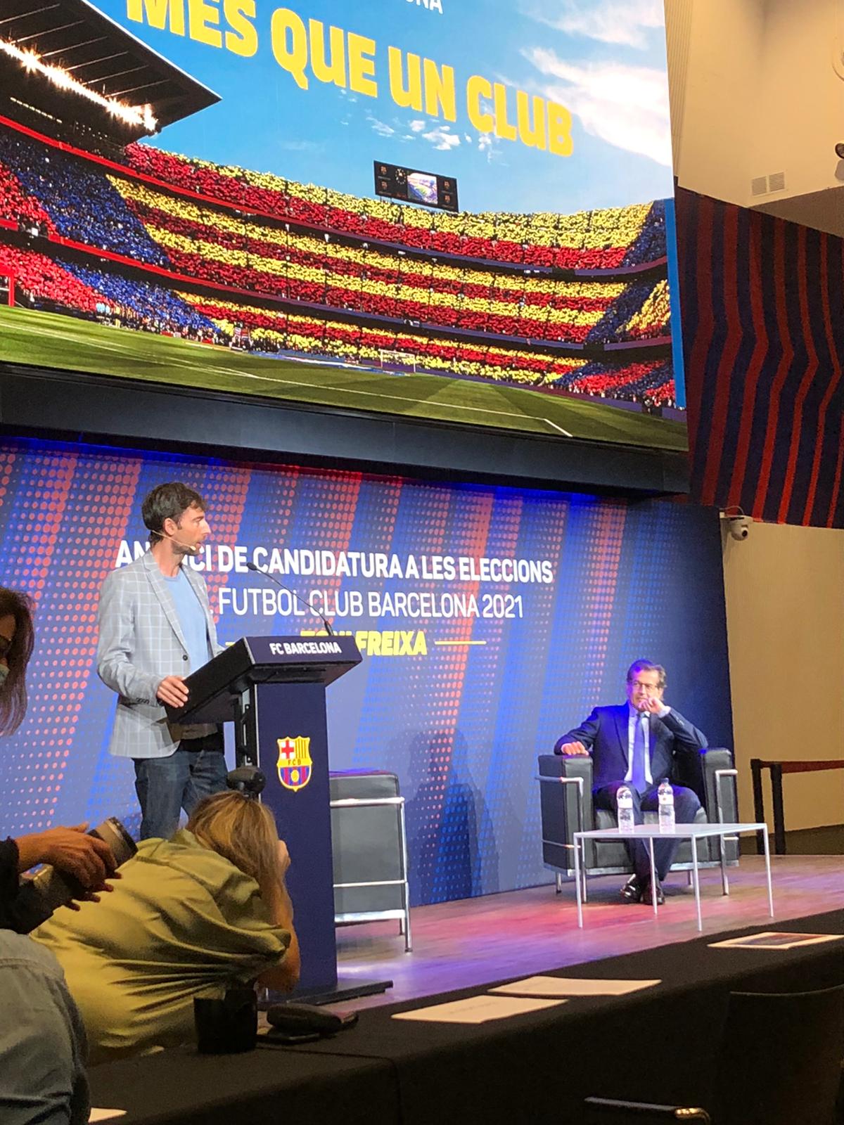 presentació Toni Freixas - Pau Cusí