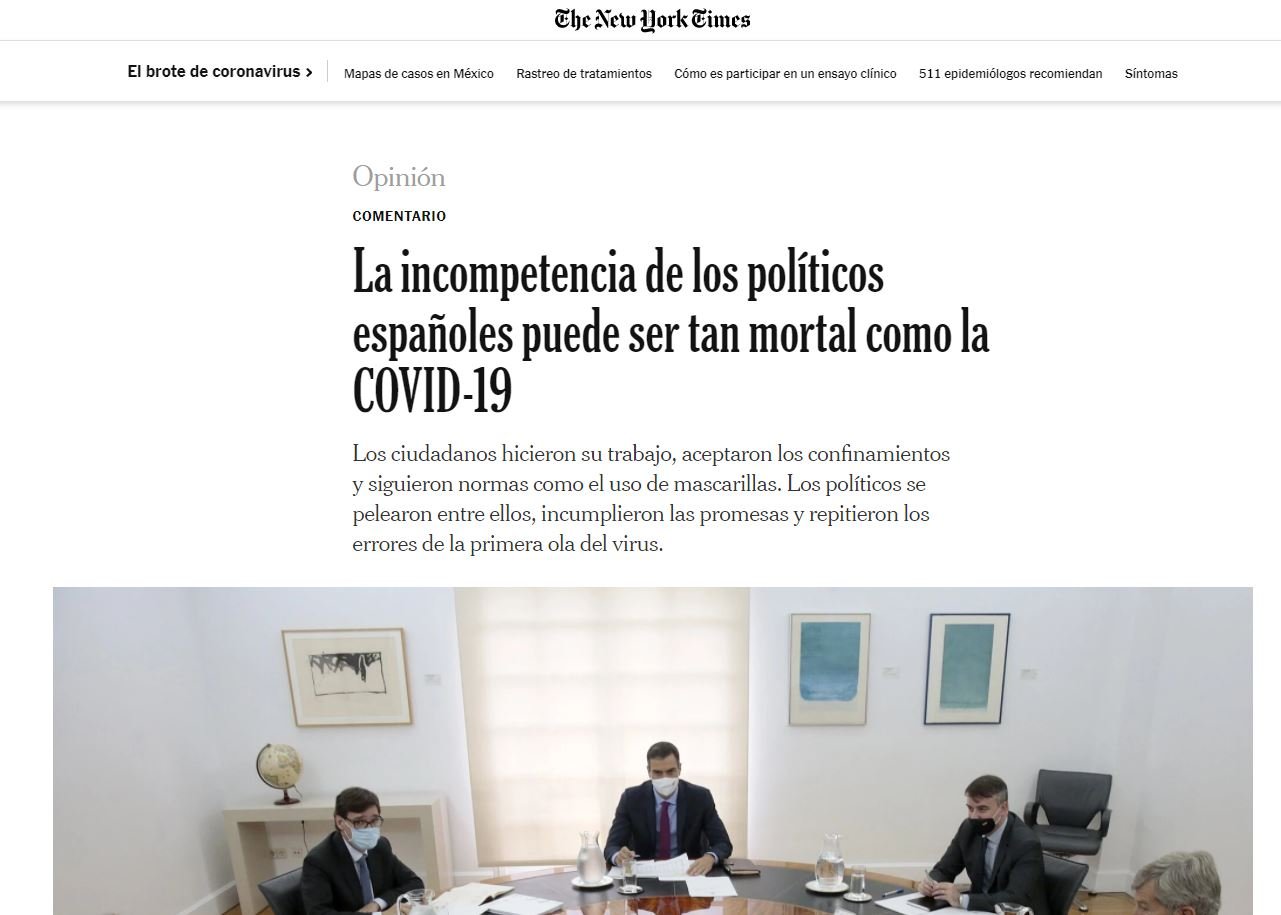 captur article new york times incompetencia politics espanyols