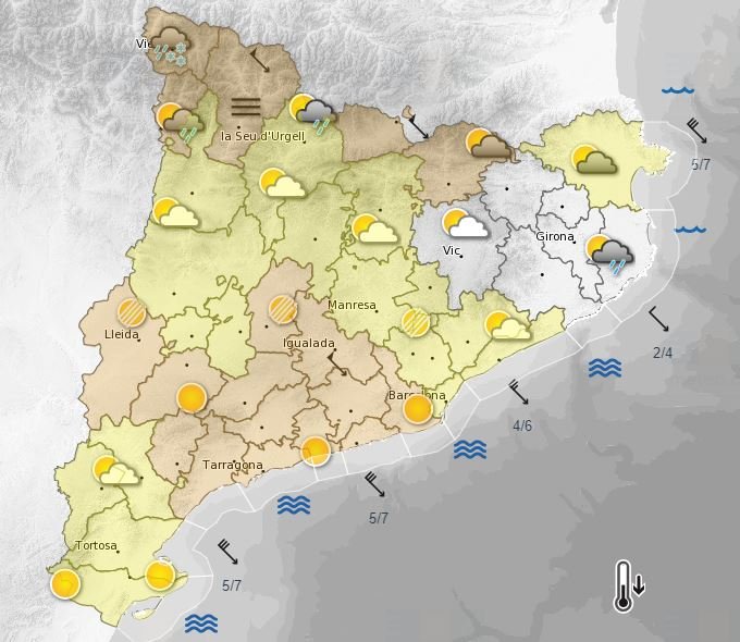 mapa temps