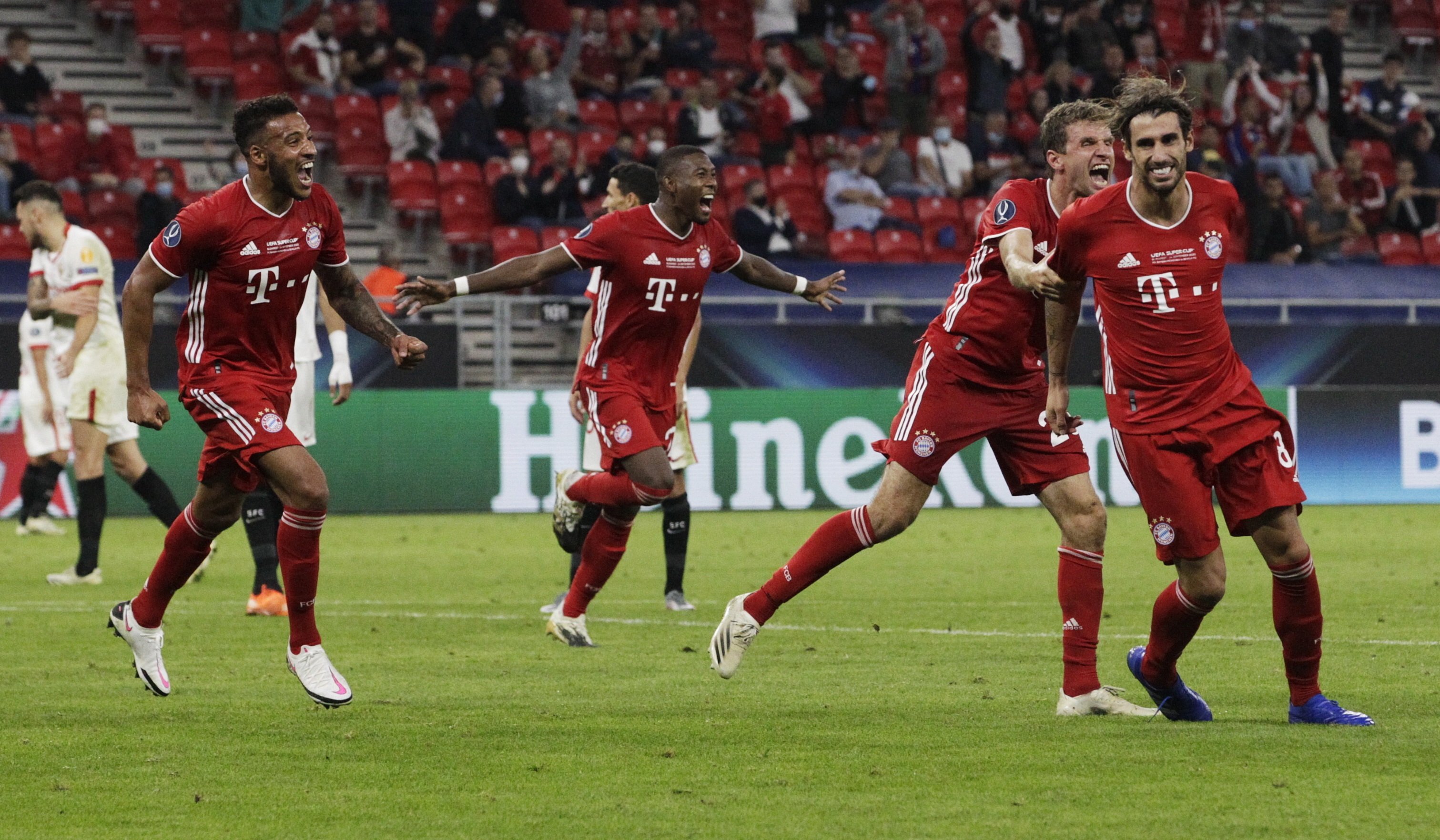 El Sevilla planta cara però un Bayern temible s'endú la Supercopa d'Europa (2-1)