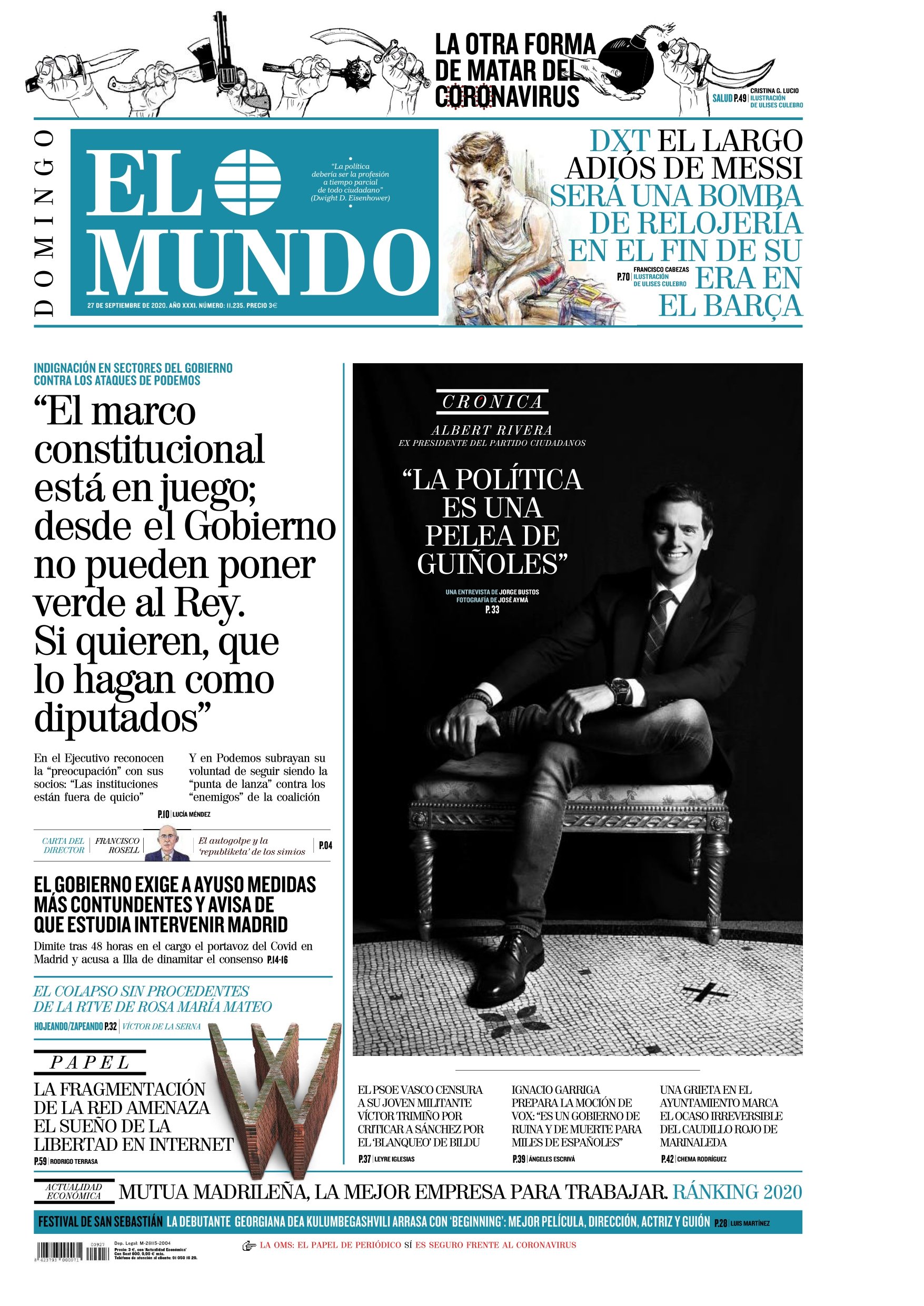 El mundo portada 