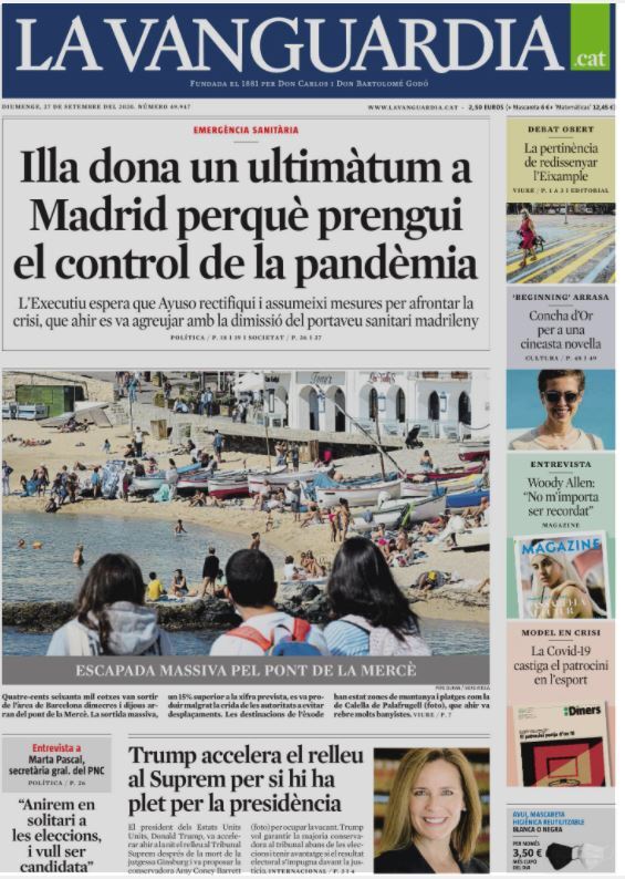 portada la vanguardia