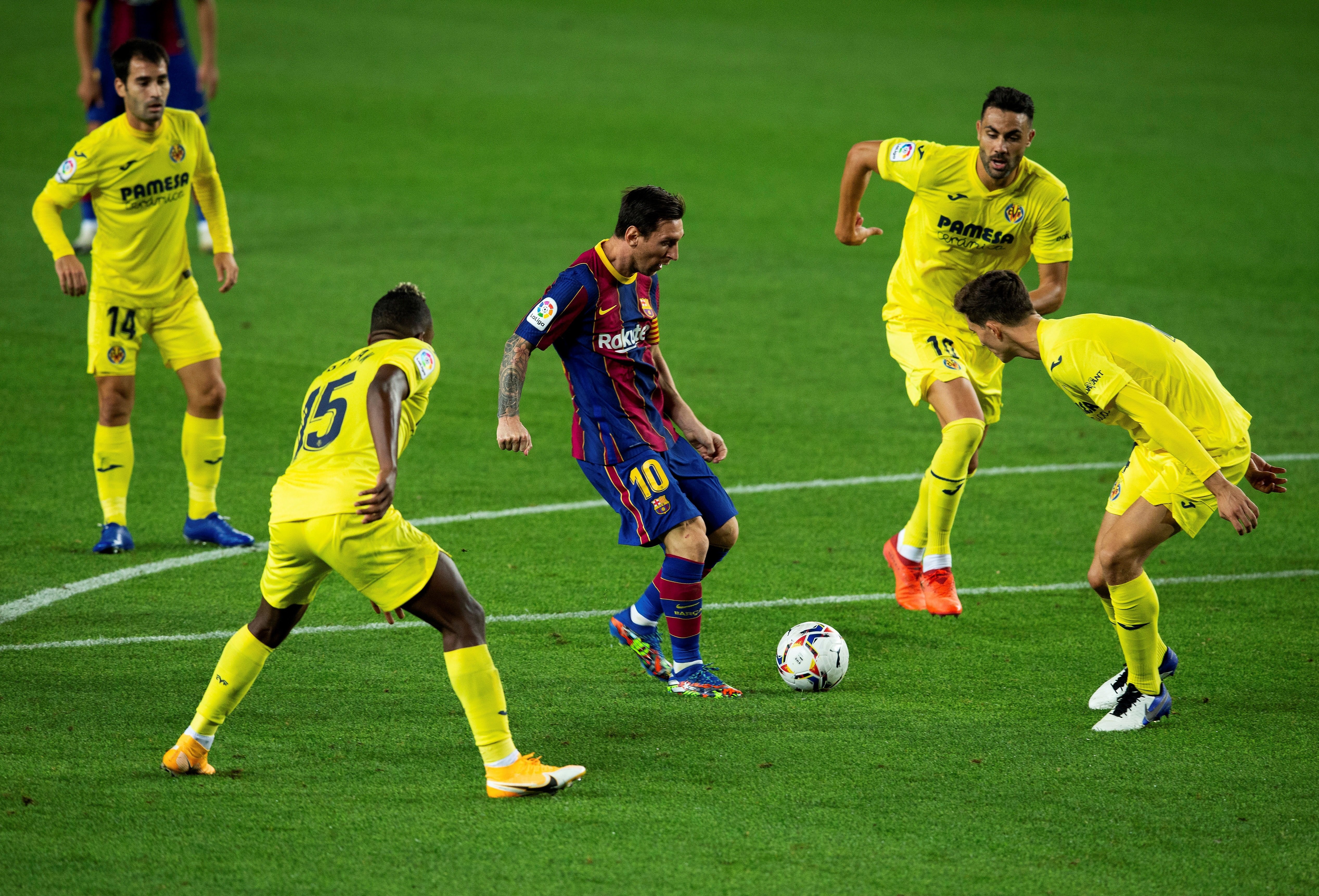 Horari i TV del Vila-real-Barça de la Lliga Santander