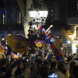 Canaletes Barça PSG Champions EFE Canaletes Barça PSG Champions EFE
