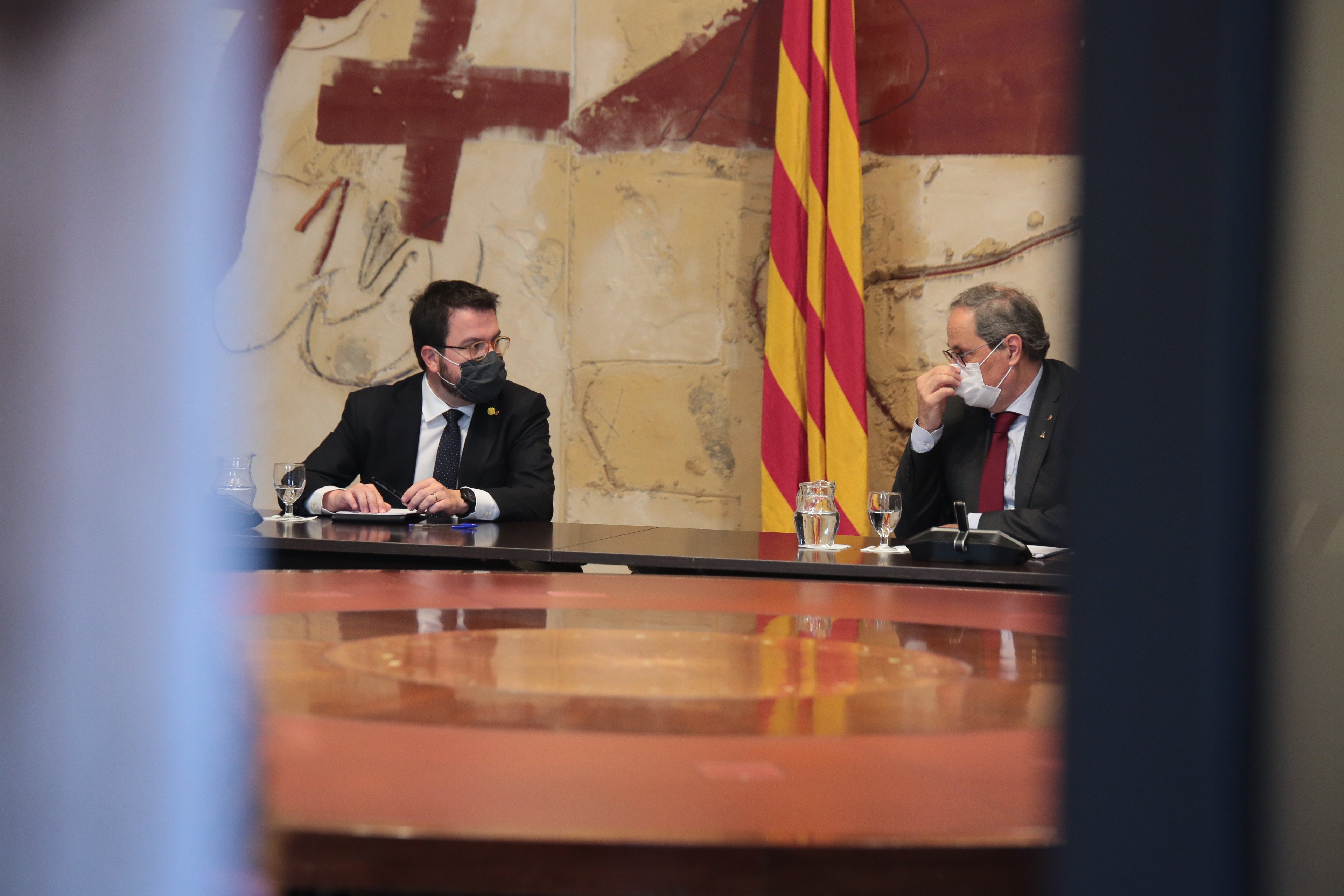 Aragonès convocará un Consell Executiu ante la inhabilitación de Torrra