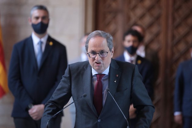 Declaracio institucional Quim Torra inhabilitació - Sergi Alcàzar