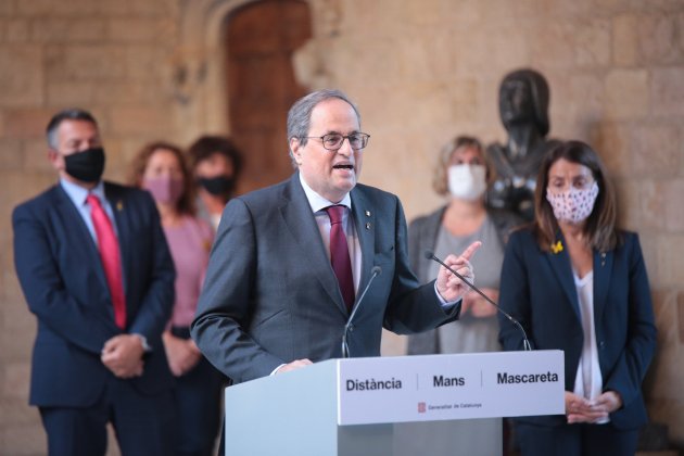 Declaracio institucional Quim Torra inhabilitació - Sergi Alcàzar