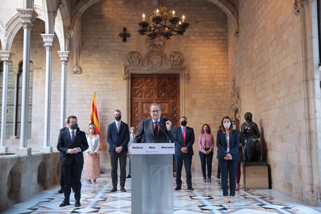 Declaracio institucional Quim Torra inhabilitación - Sergi Alcàzar