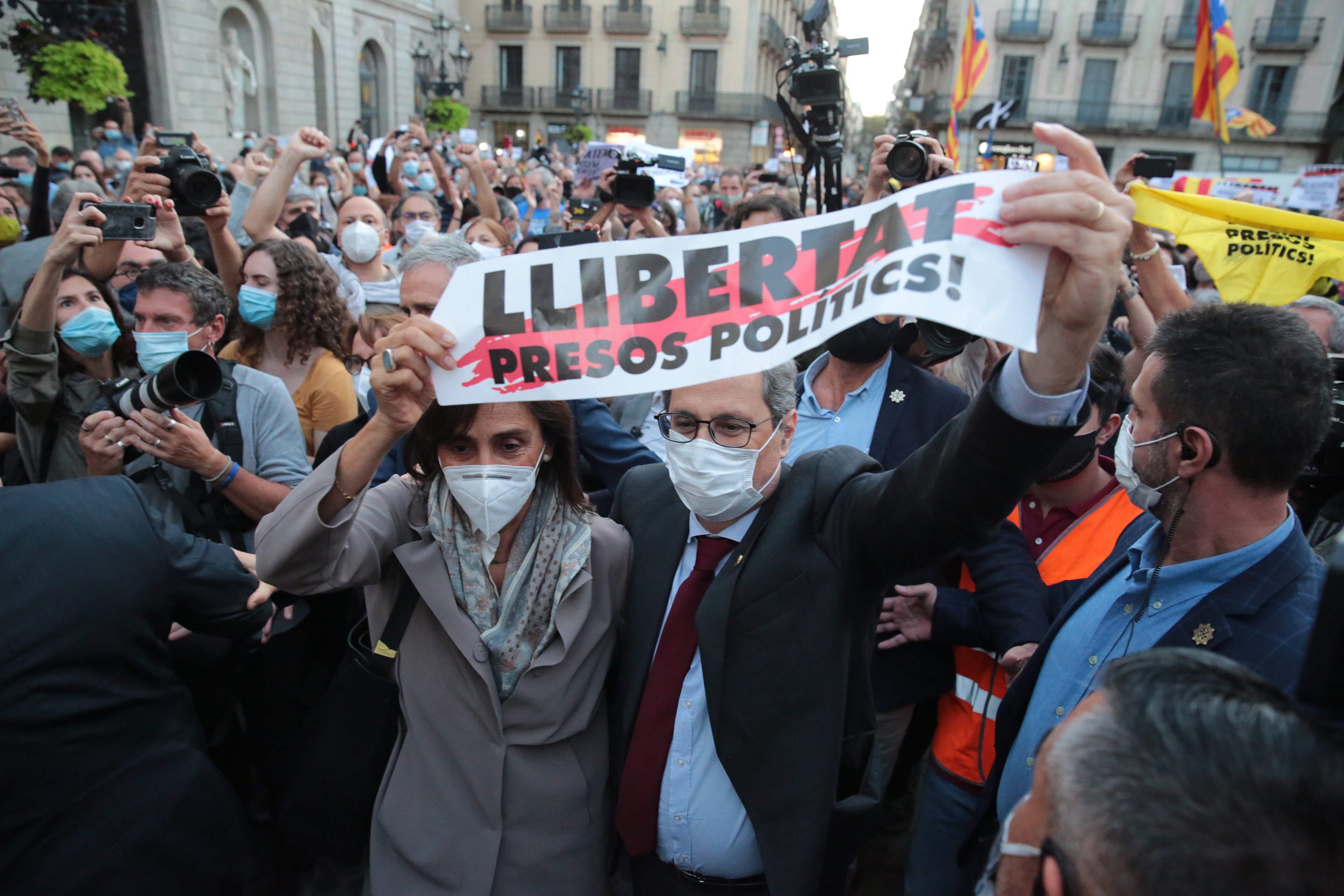 Els presos, Torra i Messi: temes que han internacionalitzat Catalunya a la xarxa