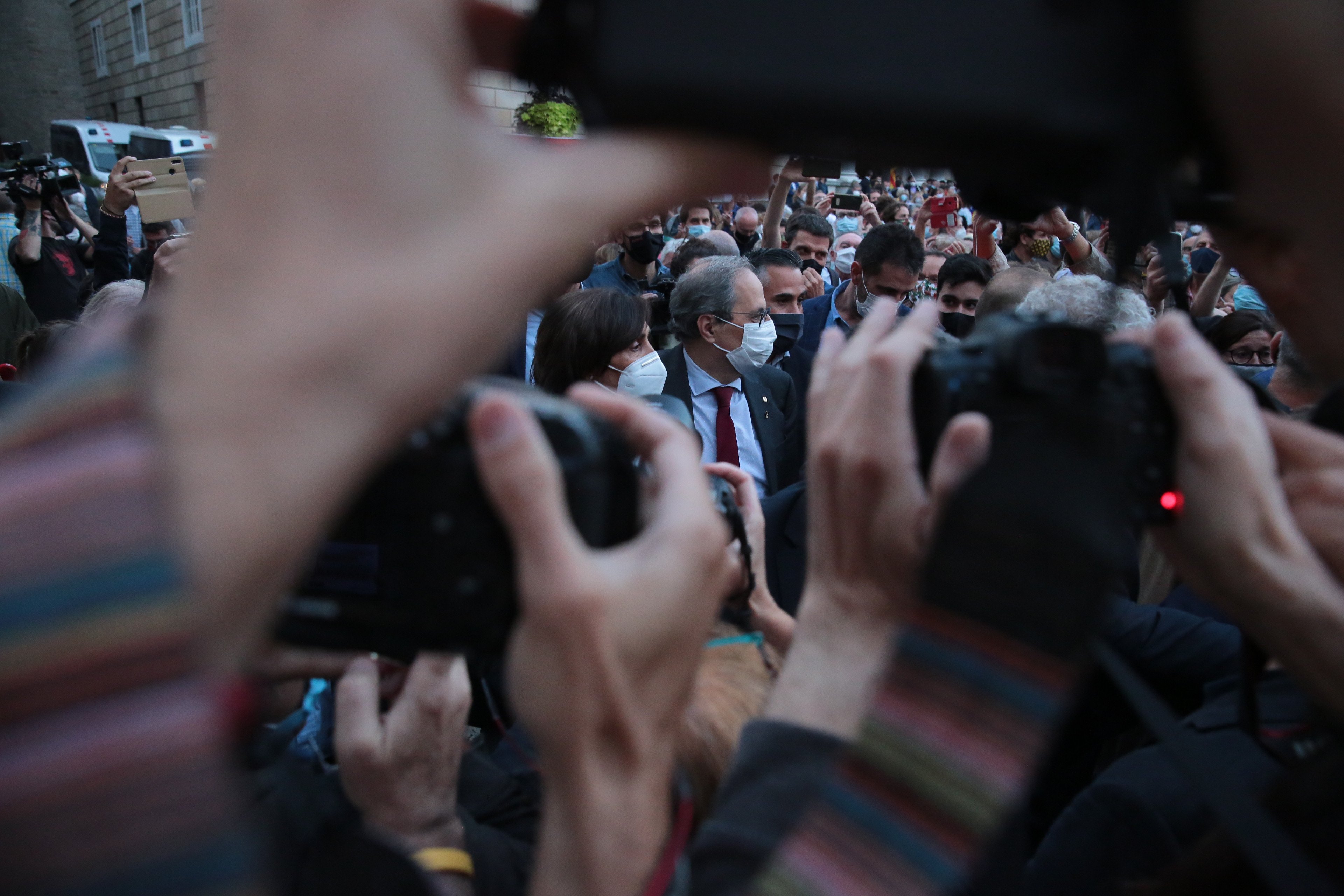 Torra es reunirà aquest dimarts amb presos i exiliats