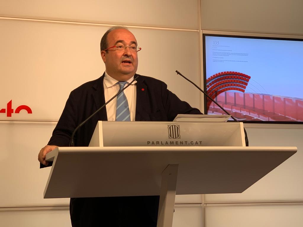 Els diputats del PSC s'absentaran del ple de 'comiat' de Torra al Parlament