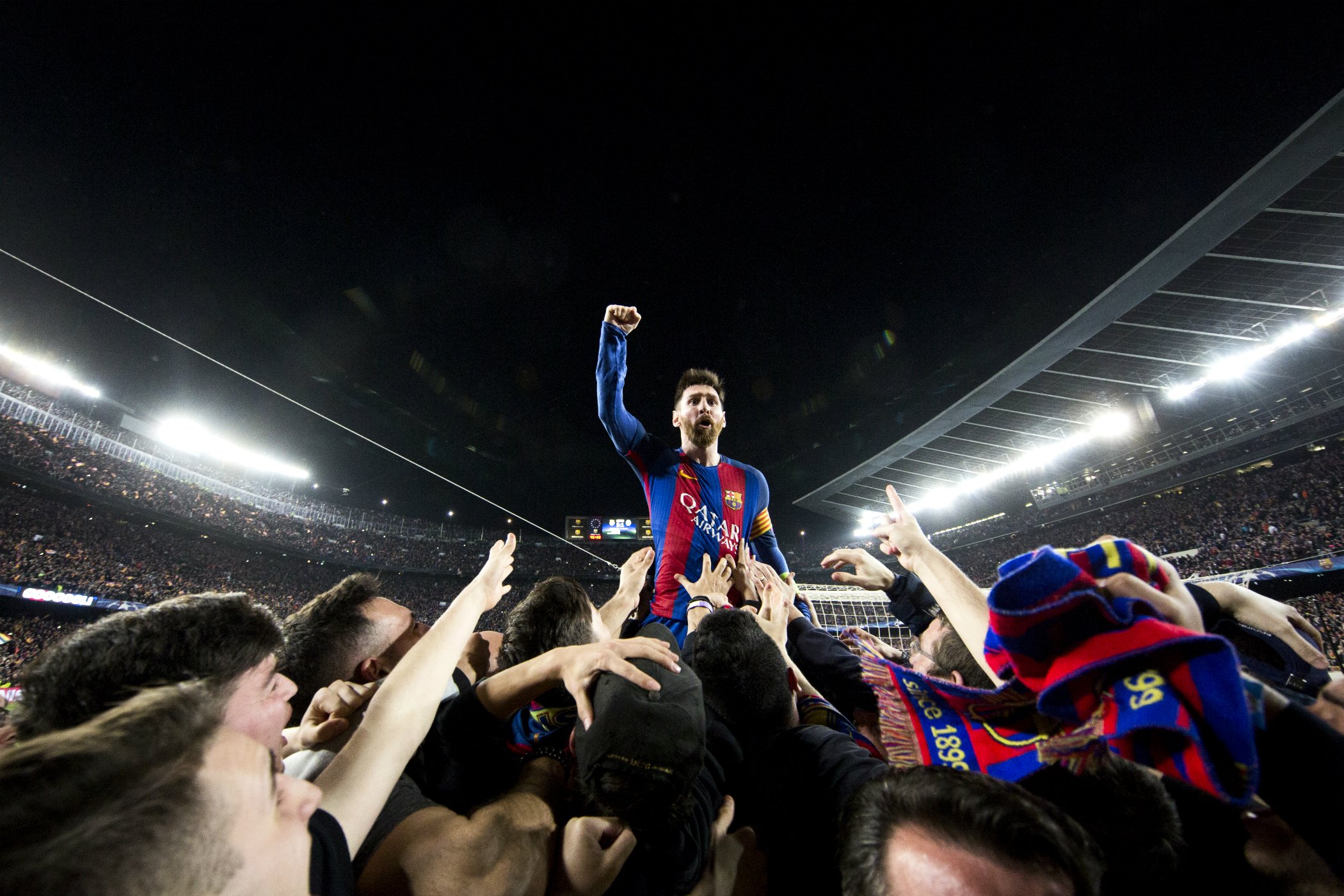 La història darrere de l'eufòrica foto de Messi