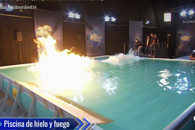 Piscina foc i gel El Hormiguero