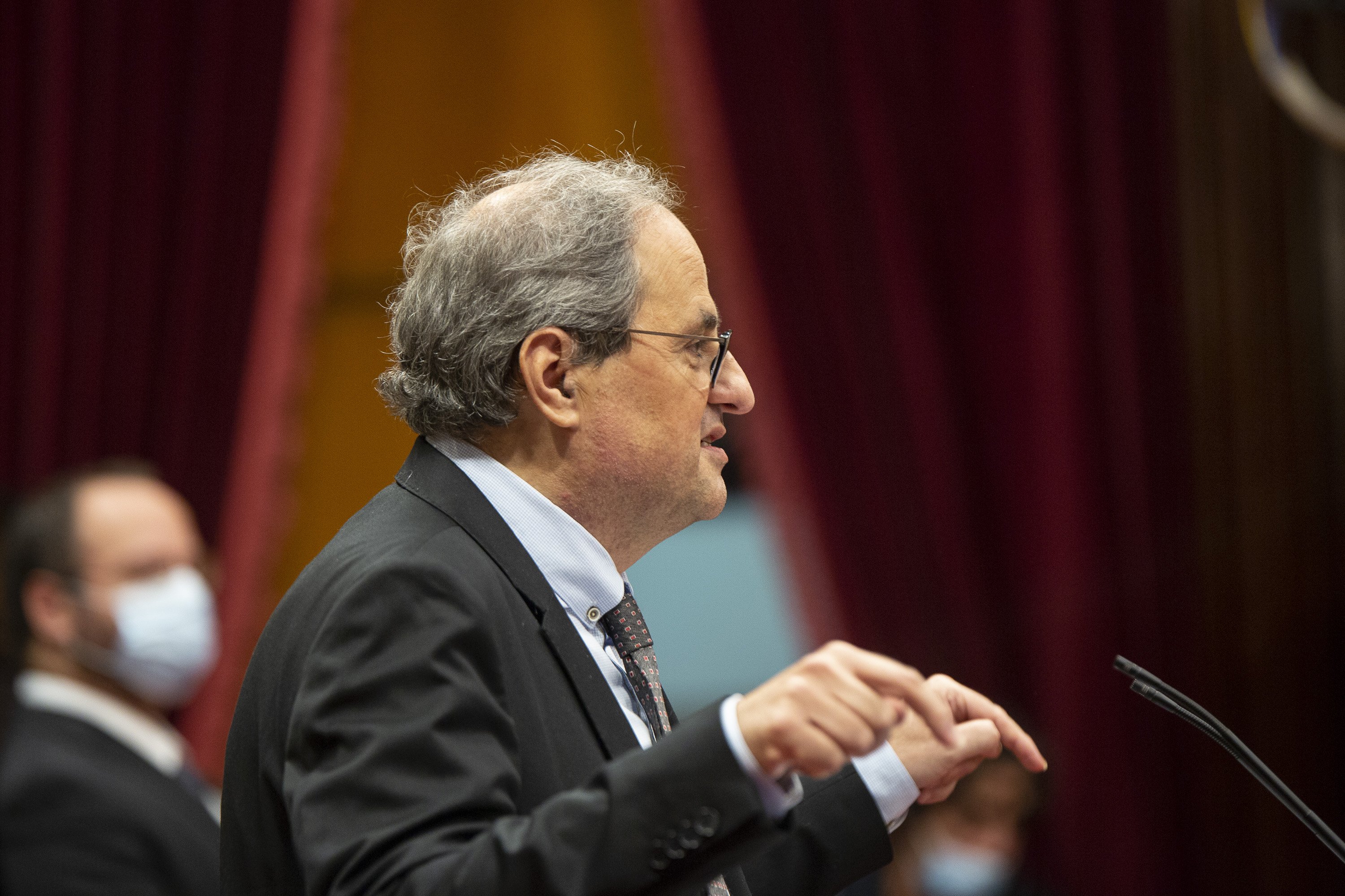 Torra, ex-president, demands a "tooth and nail" defence of the Catalan Parliament