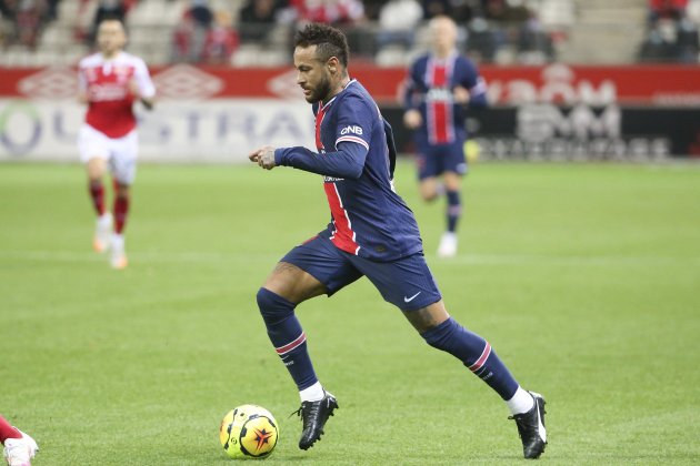 Neymar durant un partit futbol del campionat francès. Foto: Europa Press