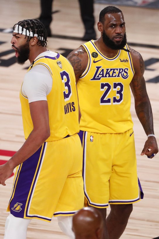 Anthony Davis LeBron James Lakers EFE Anthony Davis LeBron James Lakers EFE
