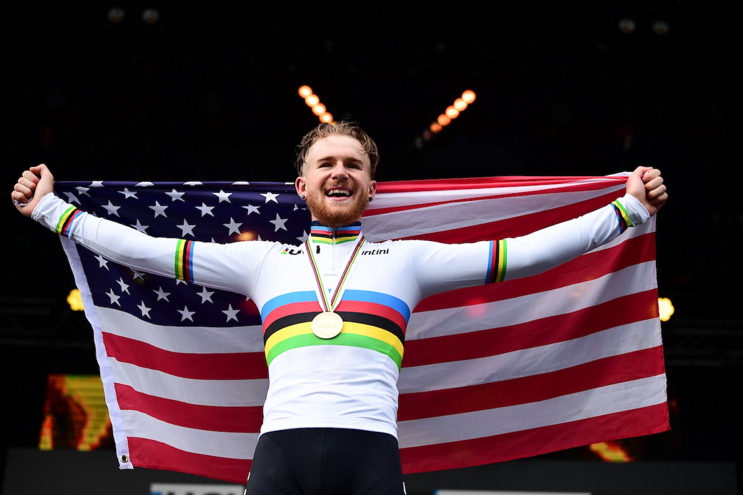 Quinn Simmons, joven promesa del ciclismo, apartado por apoyar a Donald Trump