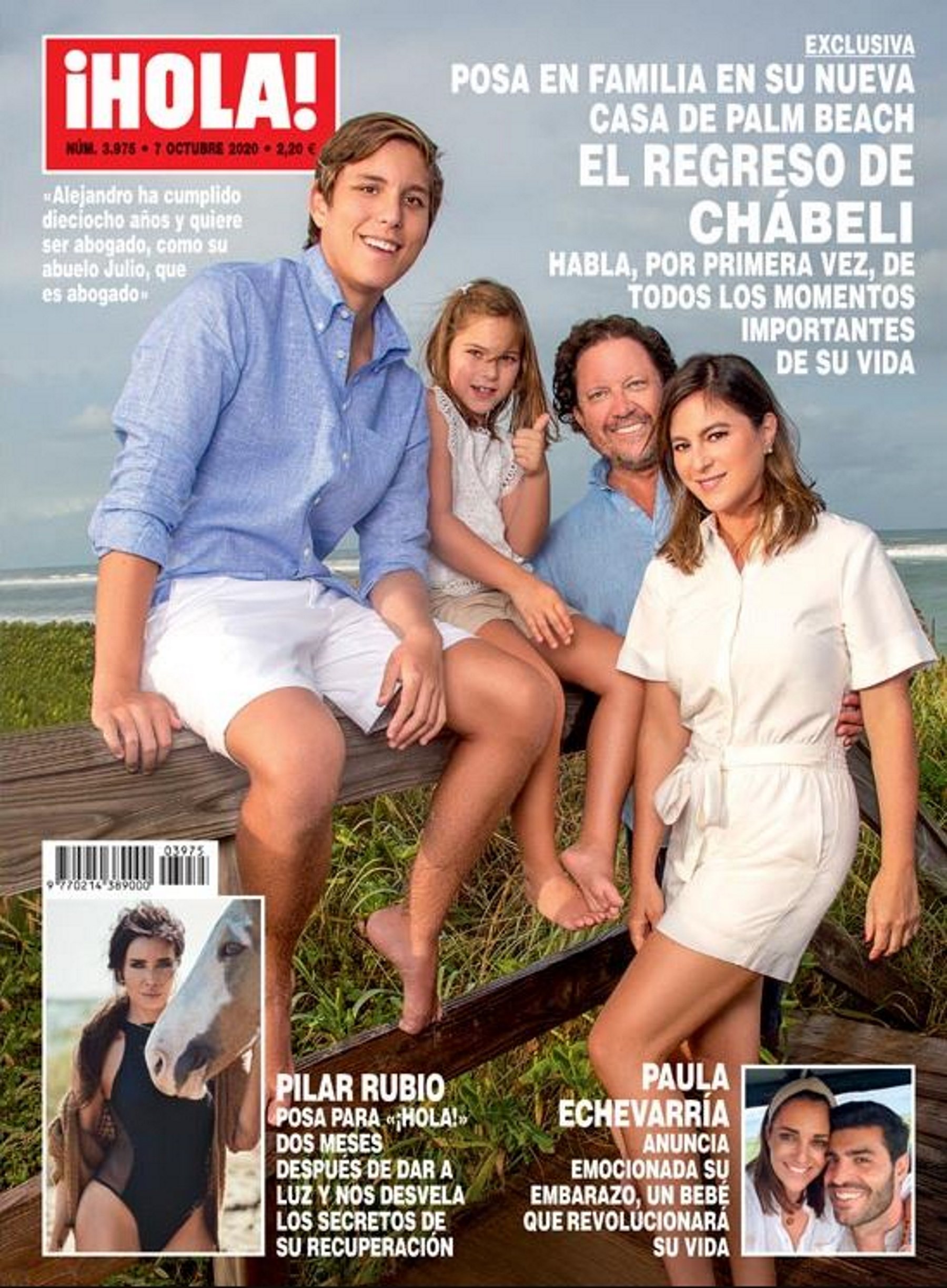 ¡Portada Hola! hijos Chábeli Iglesias