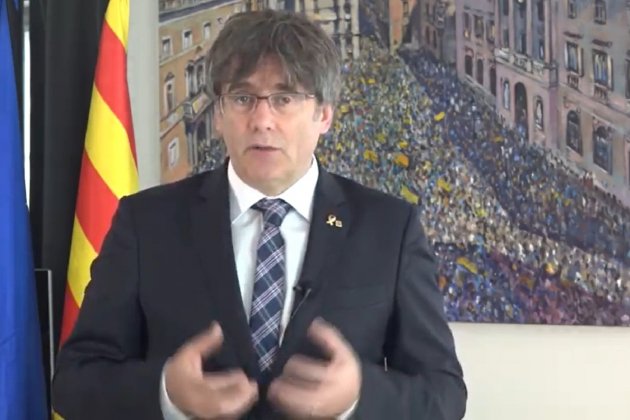 Puigdemont mensaje institucional 1 O 2