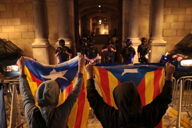 CDR Tres anys de la celebració 1-O Plaça Sant Jaume / Sergi Alcàzar