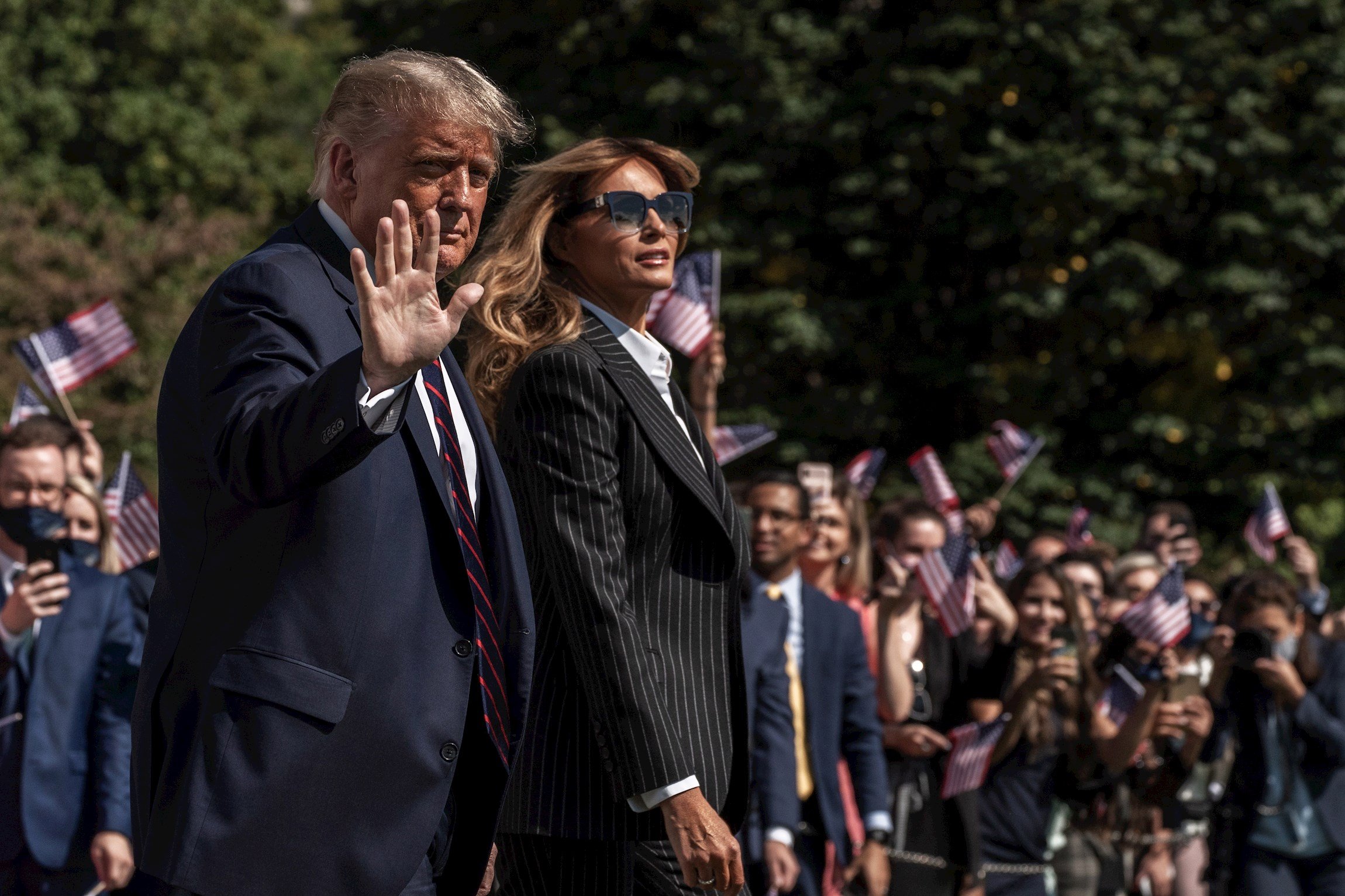 Trump y Melania se vacunaron contra la Covid antes de dejar la Casa Blanca