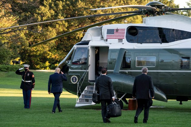 Trump helicopter coronavirus EFE