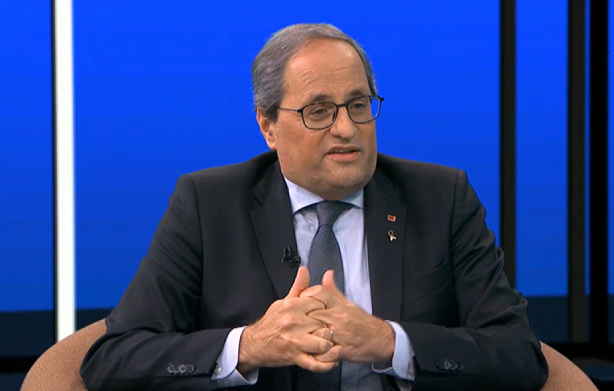 Torra, sobre la Covid-19: "No estamos en una buena situación"