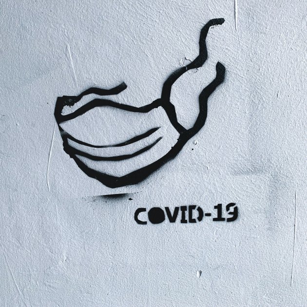 coronavirus mascareta graffiti unsplash