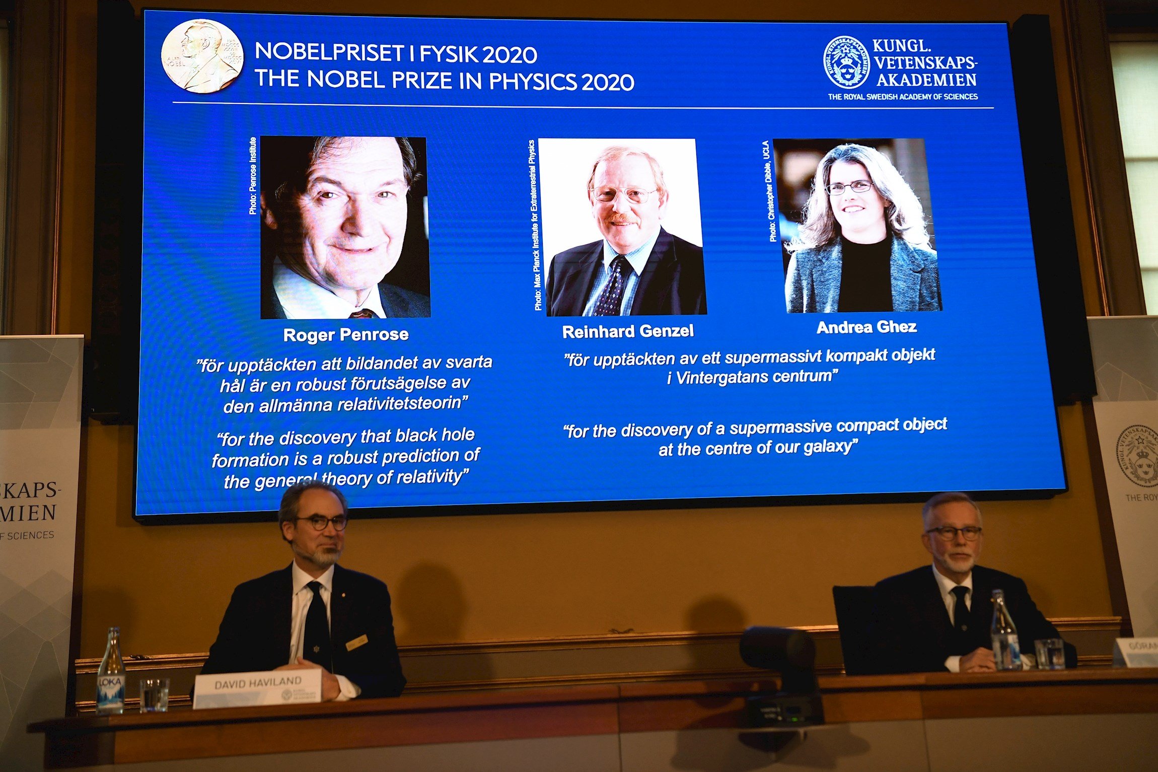 El Nobel de Física premia a estudiosos de los agujeros negros