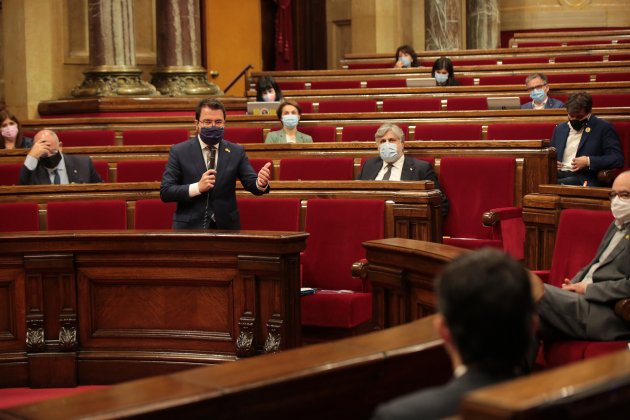 Pere Aragonès en el Parlamento cebo - Sergi Alcázar