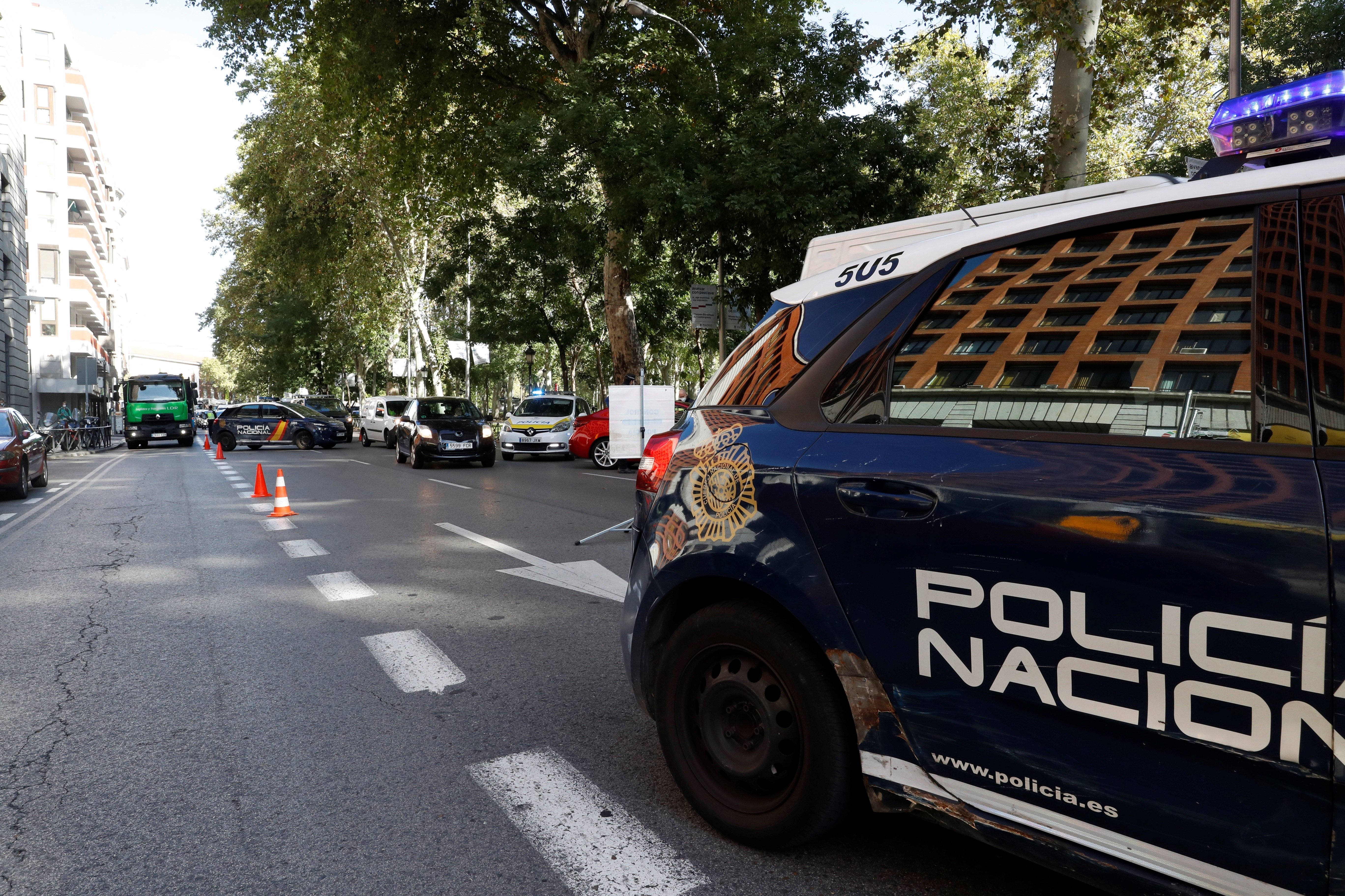 Control policial Madrid EFE