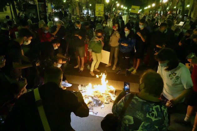 Foto crema fotos rey Tarragona / ANC