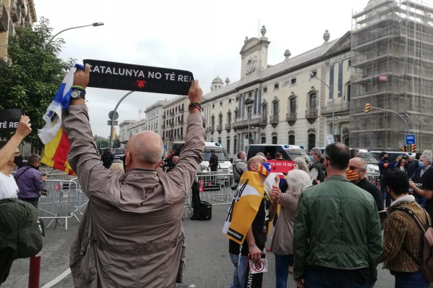 Protesta visita Rei 9 octubre   Marc González