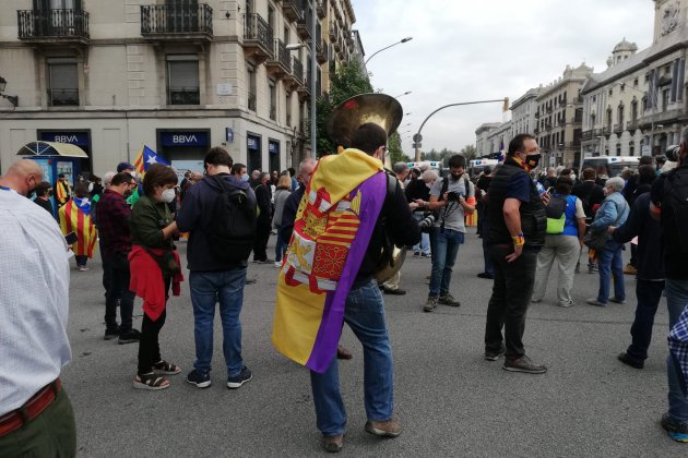 manifestació visita rei barcelona - Marc González