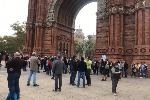 manifestacio cdr arc triomf visita rei - Guillem Ramos