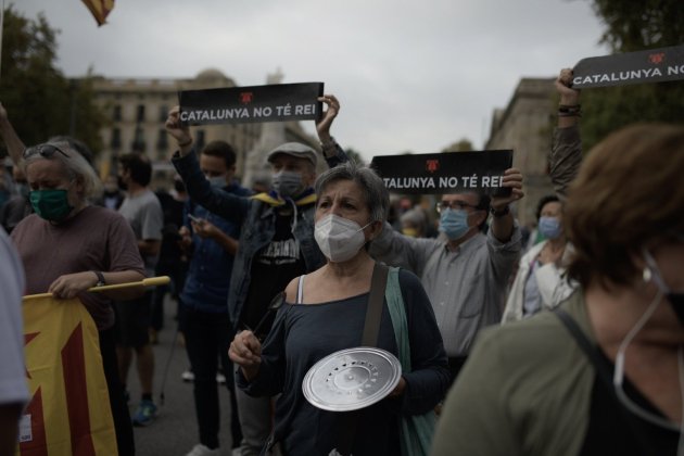 Protesta visita Rei 9 octubre   Maria Contreras Coll