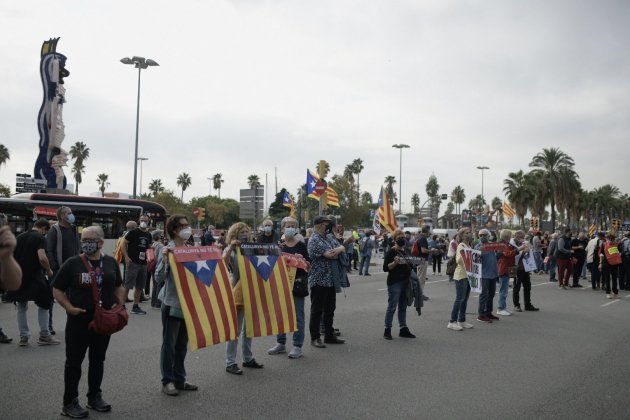 cadena humana protesta visita rei Felip VI - Maria Contreras Coll