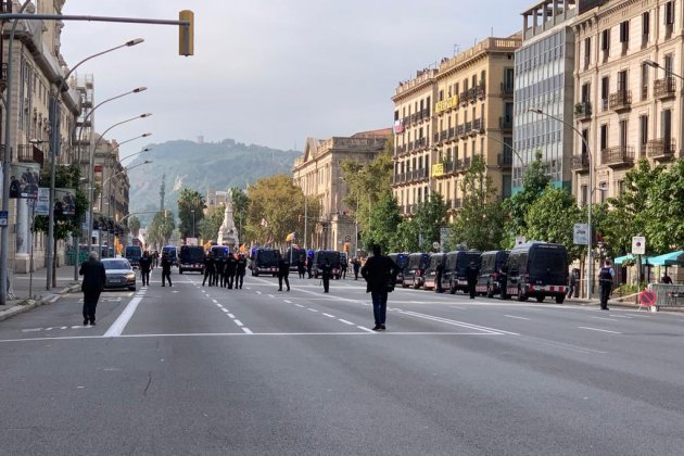 protesta visita del Rei Mossos - Marta Lasalas