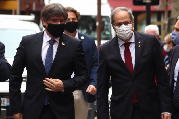 Torra, Puigdemont y Mas en Perpinyà 3 ACN